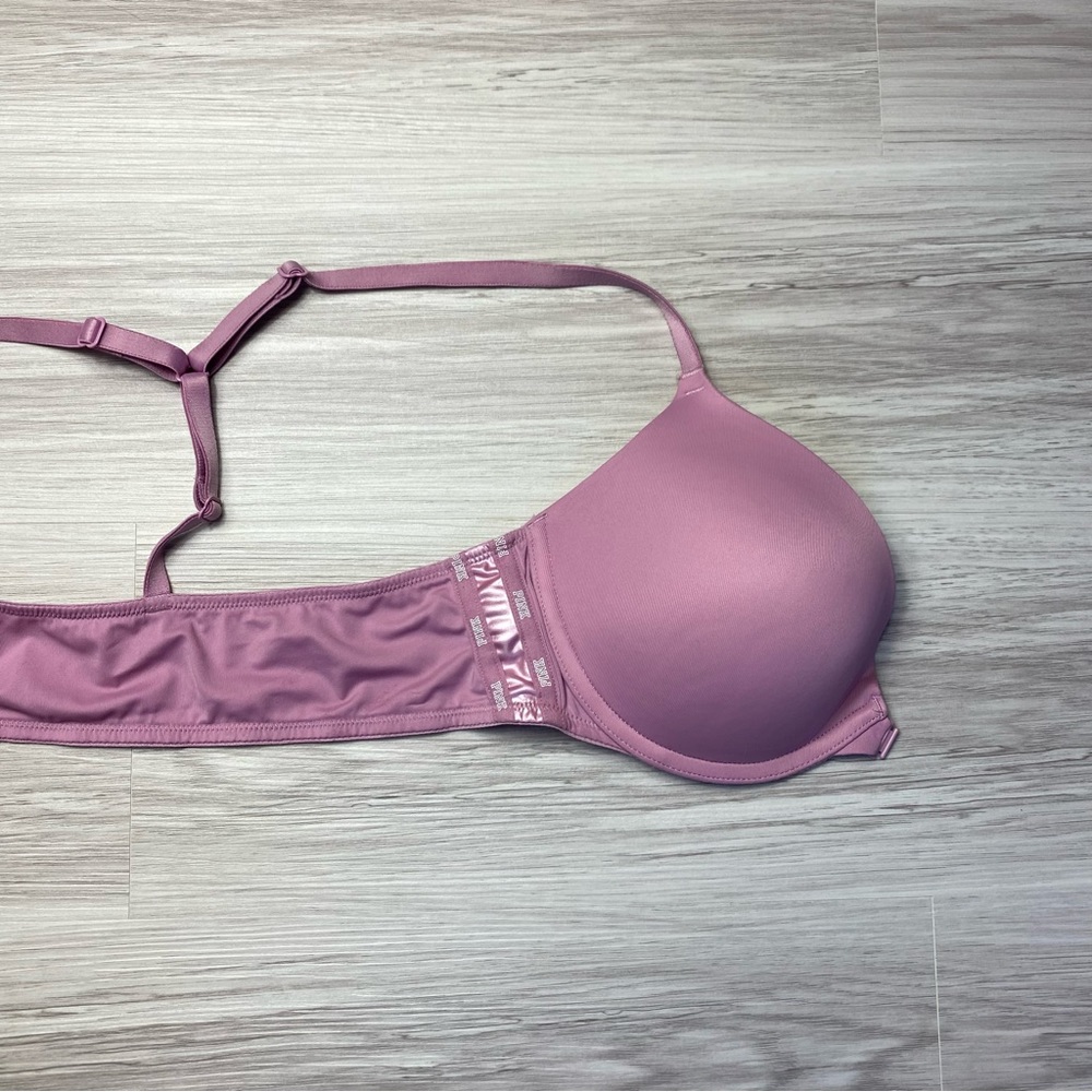 Victoria’s Secret Lilac Purple Y Racerback Push-up Bra size 34C - Picture 4 of 9